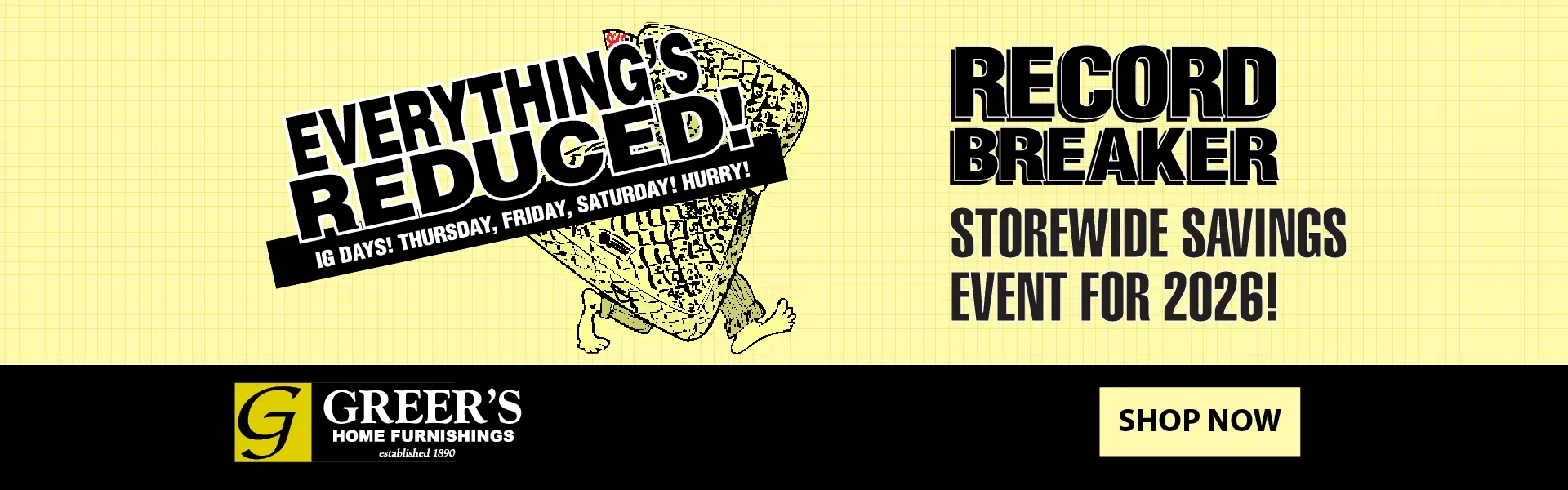 Record Breaker: EVERYTHING'S REDUCED!